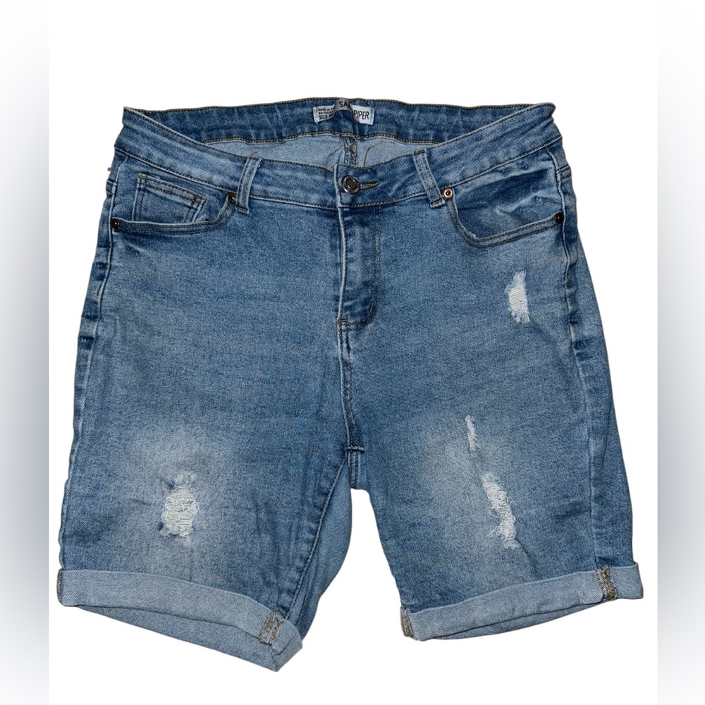 Denim Blue Women's Bermuda Shorts